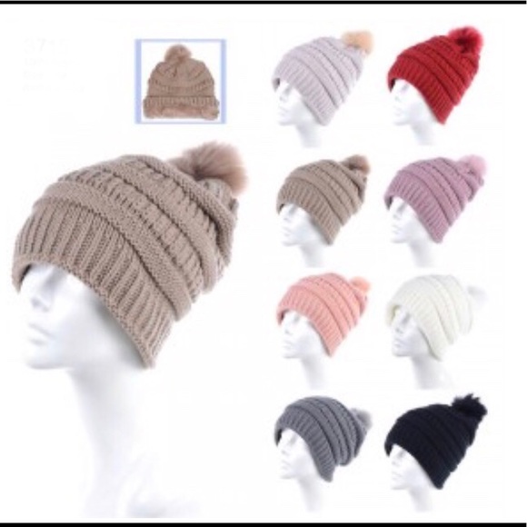 Winter knit hats with cozy lining - Picture 8 of 8